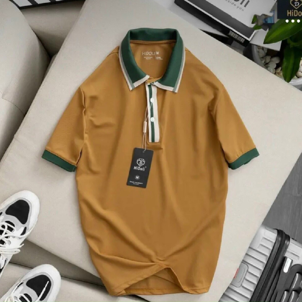 Áo Thun Polo Cặp Nam Tay Ngắn Unisex thương hiệu Chandi thiết kế cố bẻ thêu không bong tróc khi giặt PLN34