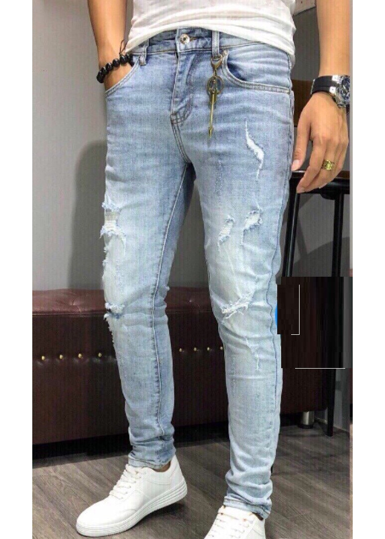 QUẦN JEAN NAM WASH RÁCH NHẸ