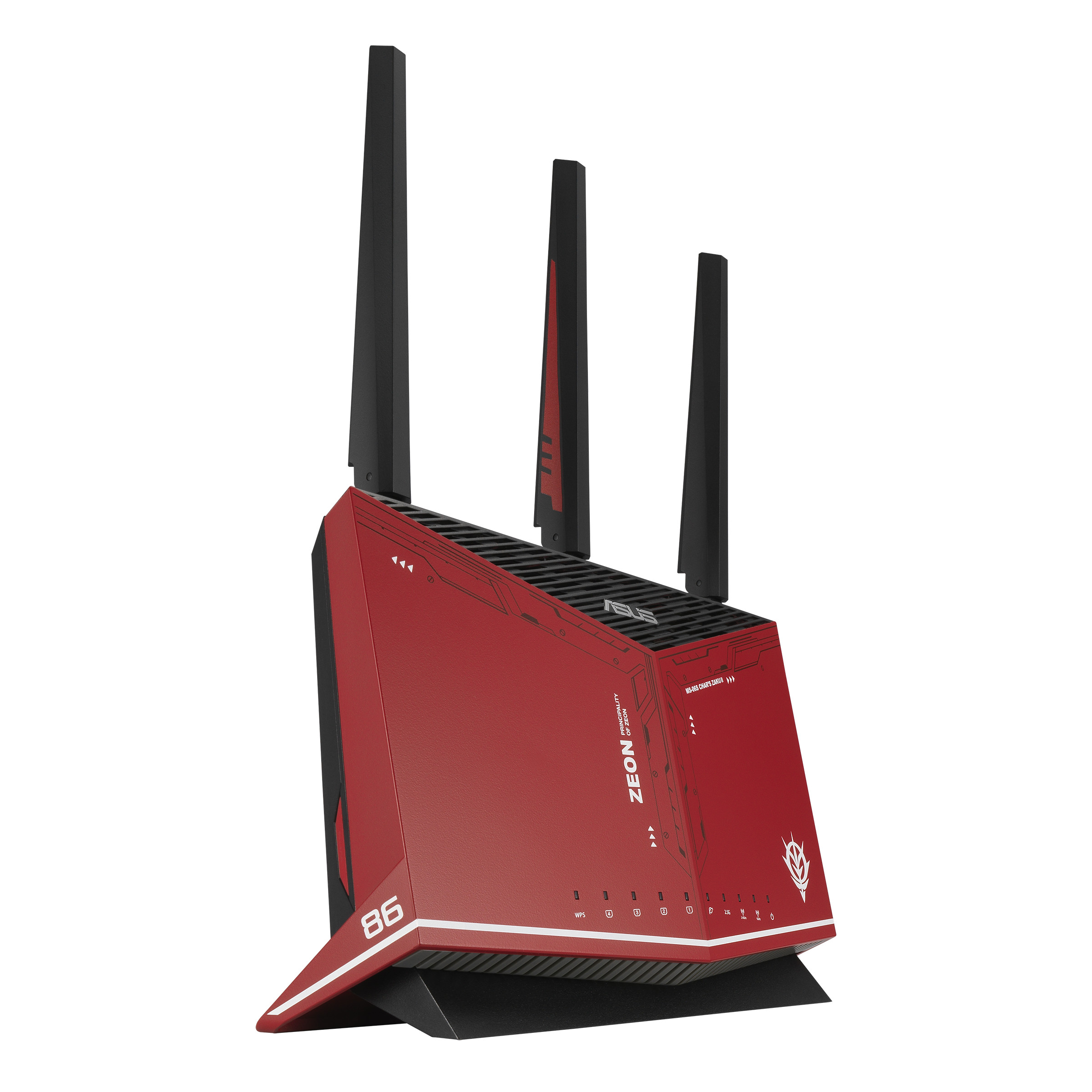 Router Wifi ASUS RT-AX86U ZAKU II EDITION Hai Băng Tần, Chuẩn AX5700 (Chuyên Cho Game Di Động)- Hàng Chính Hãng