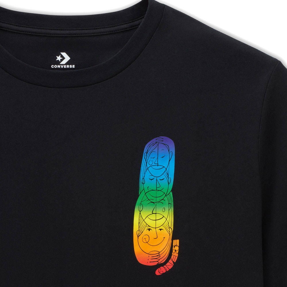 Áo Converse Standard Fit Pride Deconstructed Graphic Tee 10025862-A01