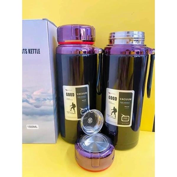Bình Giữ Nhiệt Good -Vacuum Cup chất liệu inox, dung tích 1000l - khobuon11688