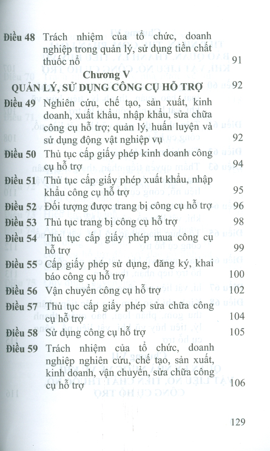 Luật Quản Lý, Sử Dụng Vu Khí, Vật Liệu Nổ Và Công Cụ Hỗ Trợ Năm 2024