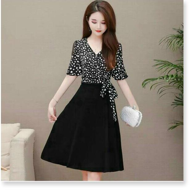 ĐẦM LỤA THIẾT KẾ HỌA TIẾT ĐƠN GIẨN NHƯNG KHÔNG KÉM PHẦN SANG TRỌNG TRANG NEMO 36 FASHION