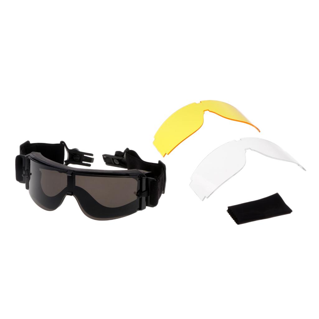 Tactical X800 Goggles Glasses Eyes Protecting for FAST MICH Helmet