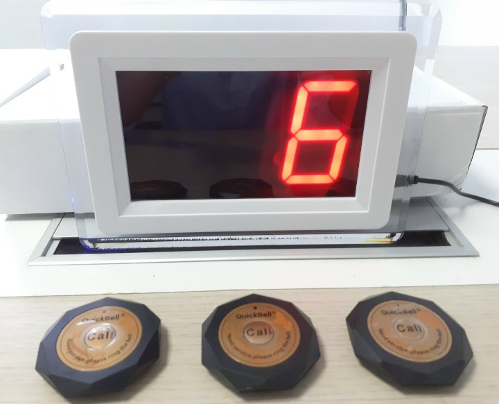 Bộ chuông gọi phục vụ không dây WL-CR23 cho nhà hàng, quán cà phê