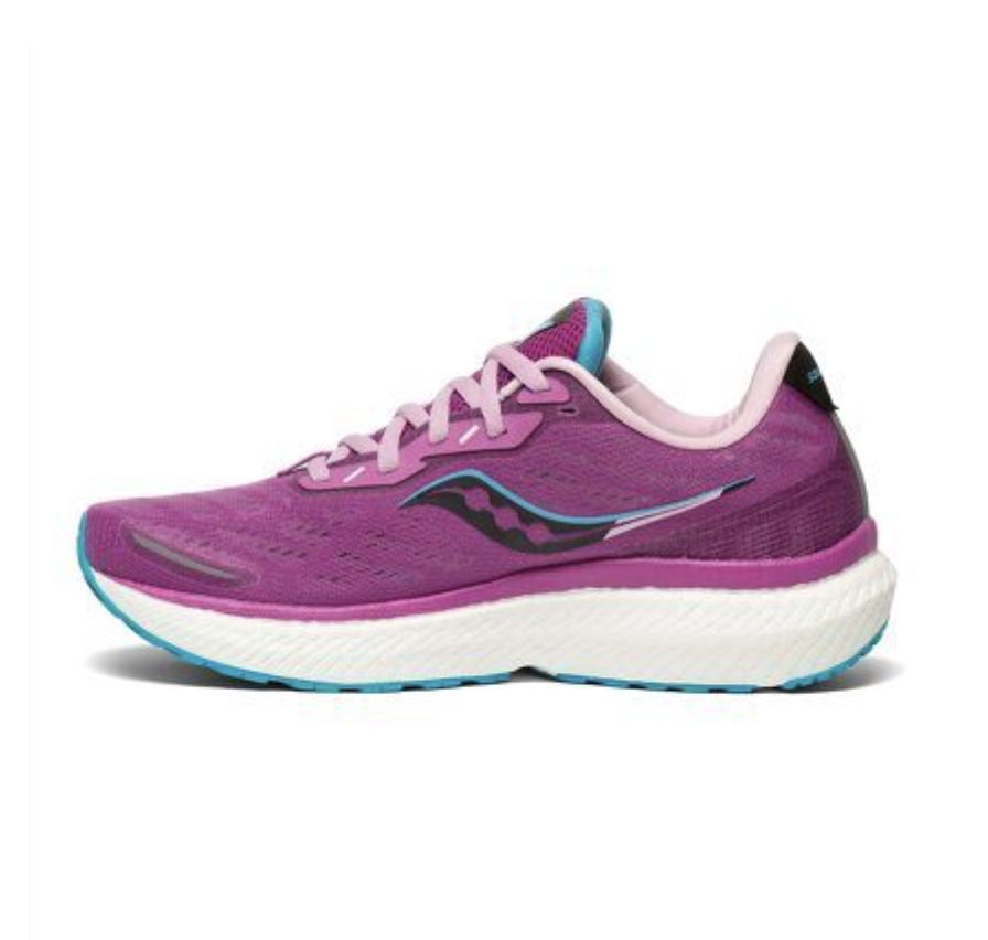 Previous Next Giày Chạy Bộ Nữ Saucony Triumph 19 - Razzle/Blaze - Size 38.5