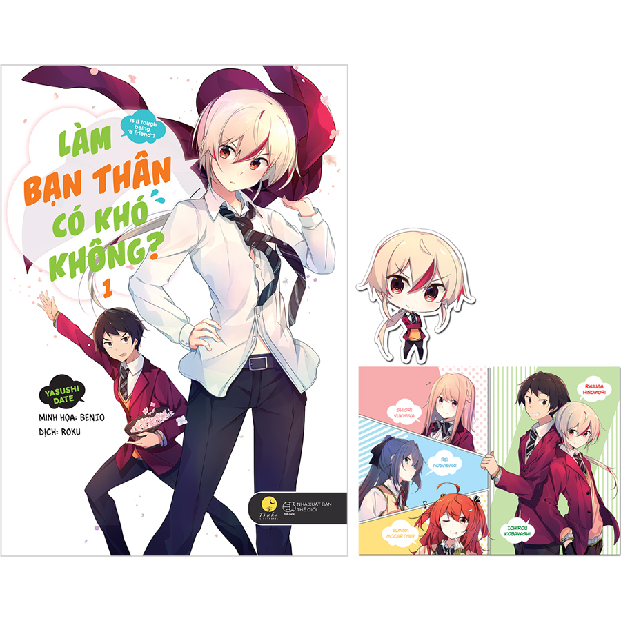 Làm Bạn Thân Có Khó Không (Tập 1)(Tặng Kèm 01 Postcard Hai Mặt+01 Bookmark)