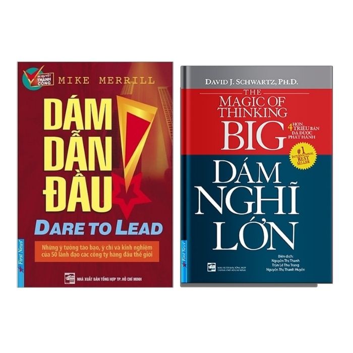 Combo sách Dám Dẫn Đầu - Dare To Lead!+ Dám Nghĩ Lớn (Tái Bản 2019)