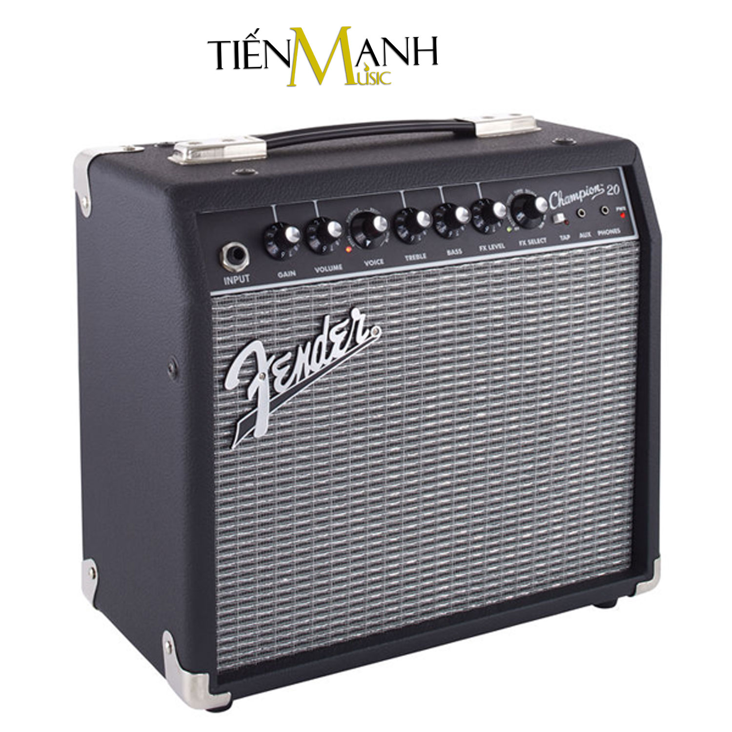 Amply Guitar Điện Fender Champion 20 (20W) Ampli Đàn Electric 230V Combo Amplifier Hàng Chính Hãng - Kèm Móng Gẩy DreamMaker