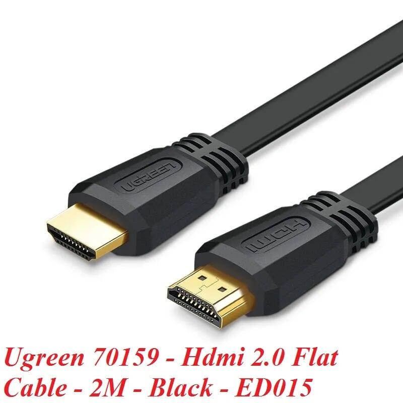 Ugreen UG70159ED015TK 2M Cáp tín hiệu HDMI dẹt - HÀNG CHÍNH HÃNG
