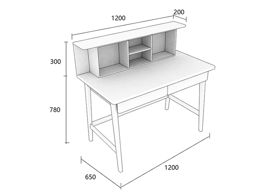 Bàn làm việc hiện đại đẹp từ gỗ
