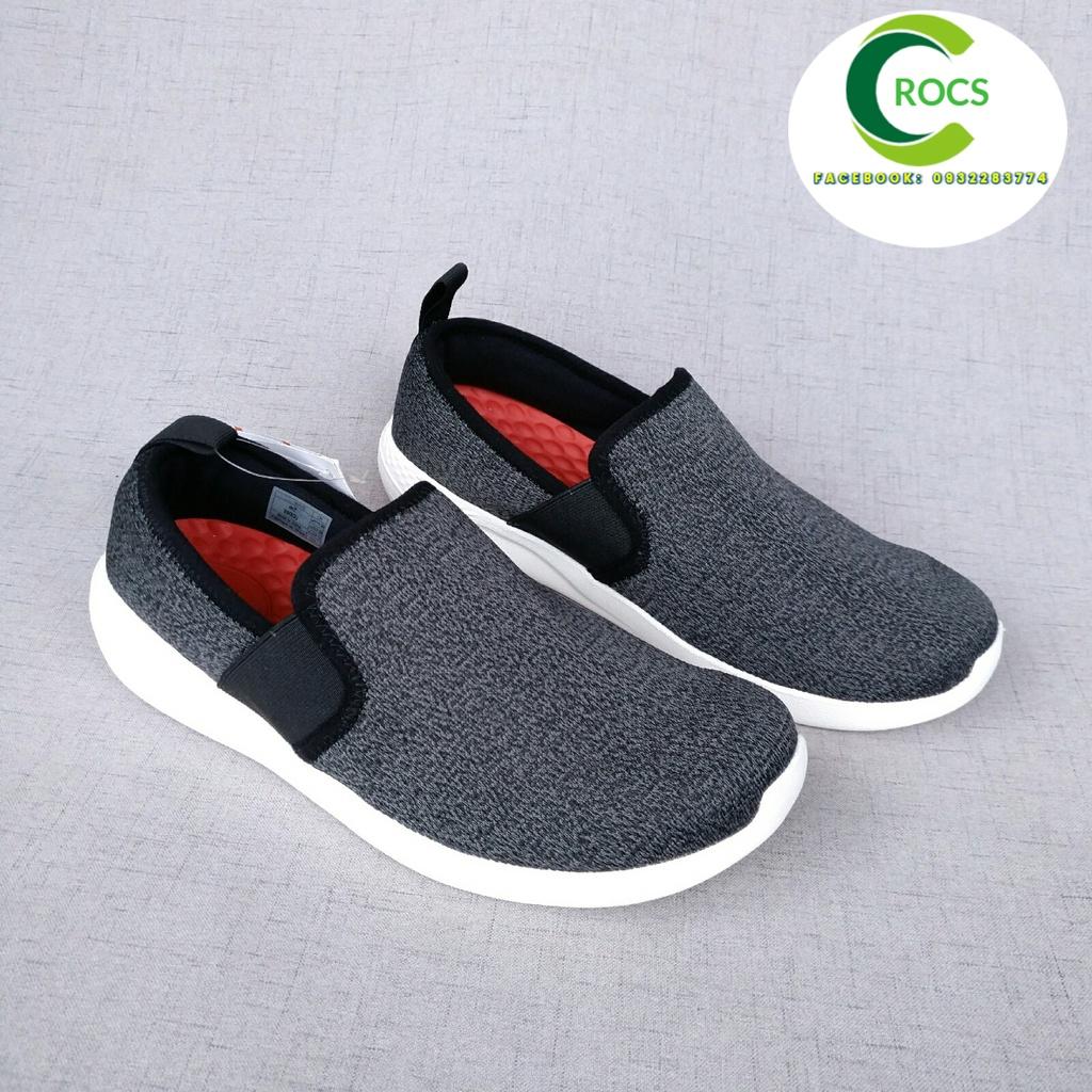 Giày vải chống hôi chân Literide Slip on cho nam màu đen