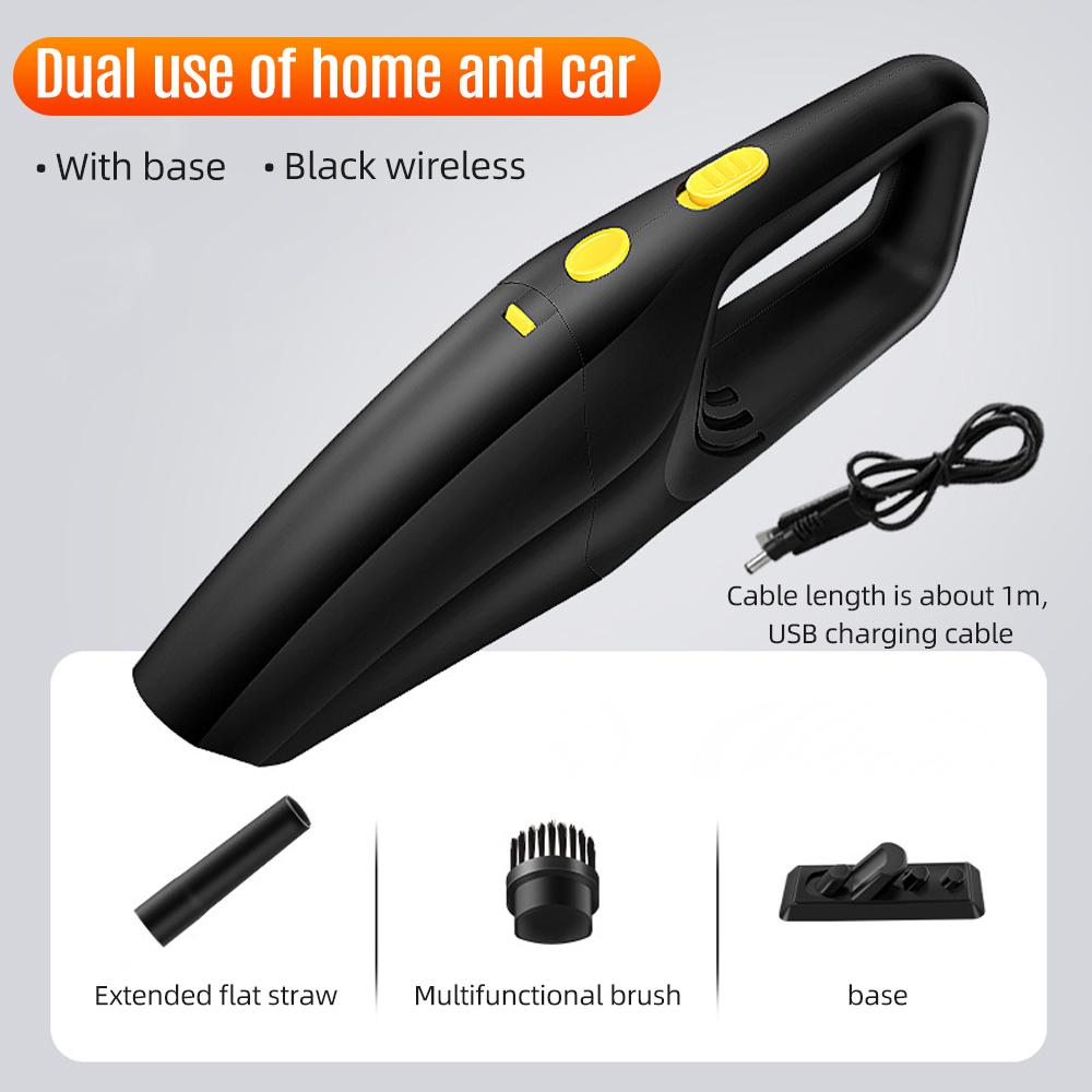 Handheld Vacuum Cordless Rechargeable Car Vacuum Cleaner with 20 Mins Runtime Mini Vacuum with 6000 Pa Powerful Suction