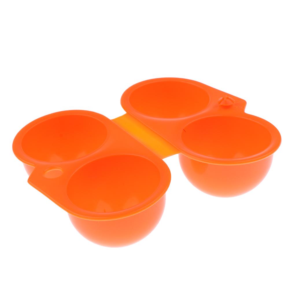 Portable Kitchen Egg Storage Box Container Outdoor Camping Carrier Orange