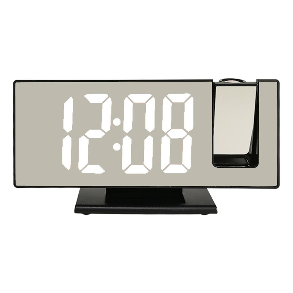 LED Digital Clock USB Recharge Large Display LCD