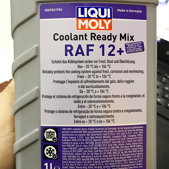 Nước Làm Mát Động Cơ Xe Loại Màu Đỏ Cao Cấp Liqui Moly Coolant 6924 (1L)