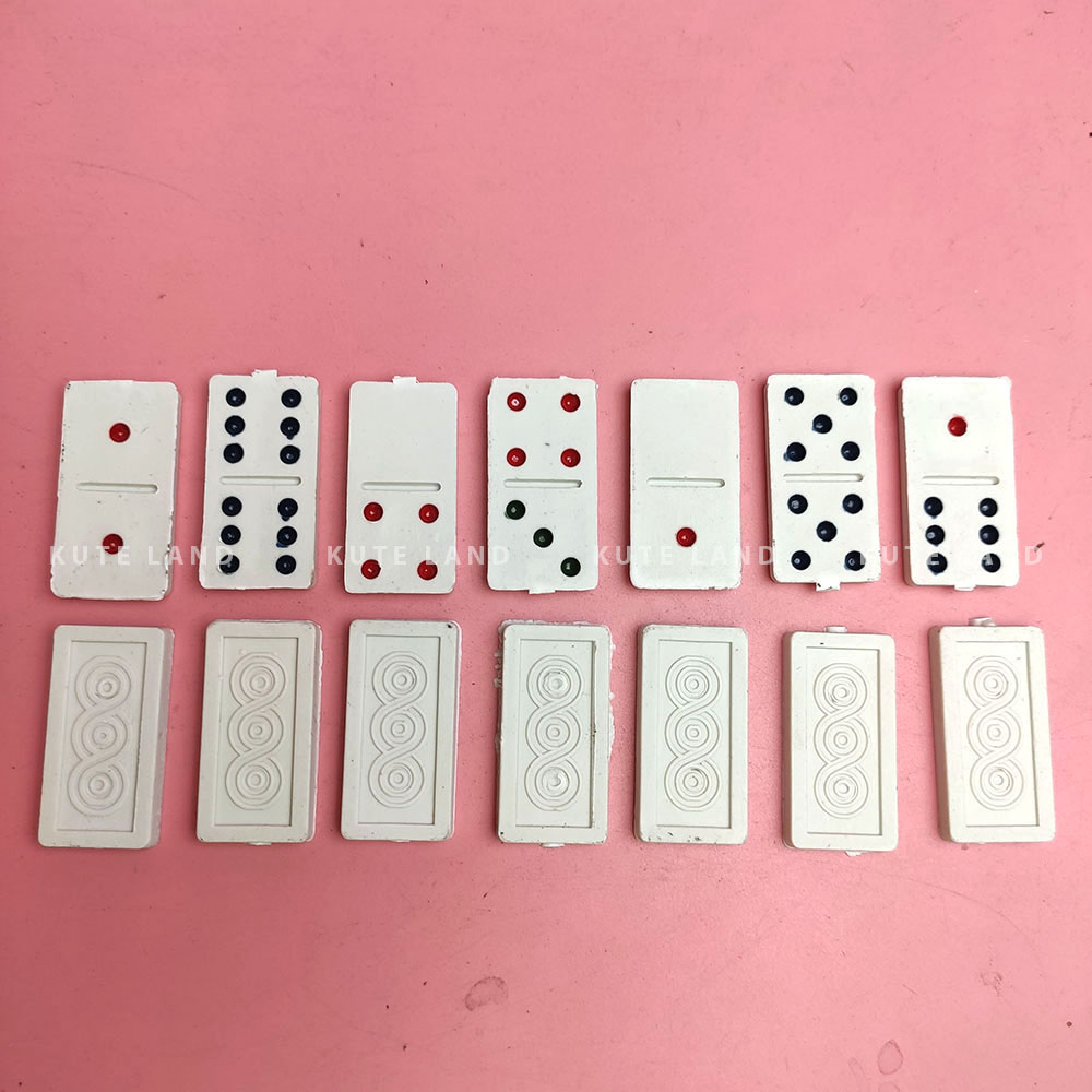 Bộ Cờ Domino 28 quân màu trắng chất liệu nhựa quân cờ được làm tỉ mỉ an toàn