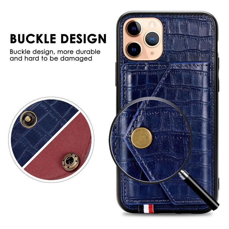 Bao Da Nắp Gập Có Ngăn Đựng Thẻ Cho Iphone Xs Max X Xr 8 7 6 6s Plus Se 2020