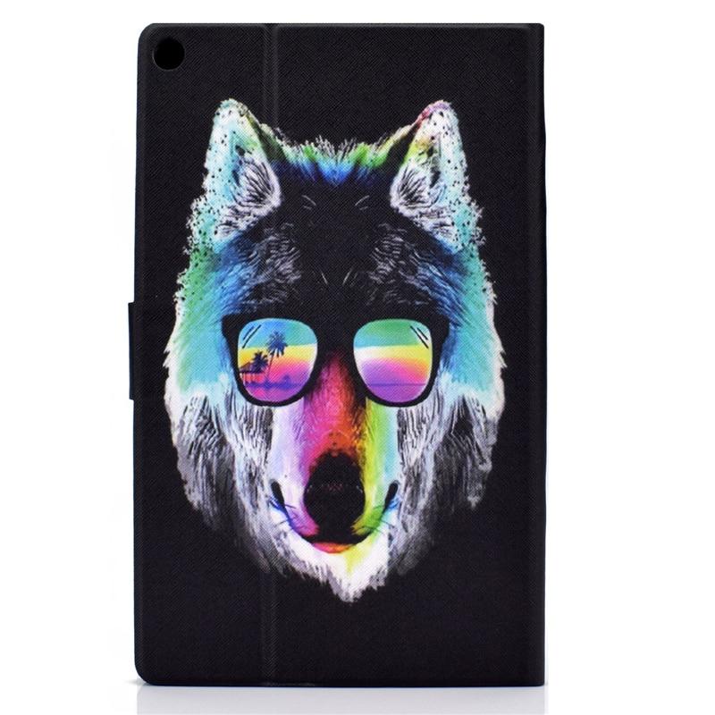 Bao Da Họa Tiết Chú Mèo Dễ Thương Cho Amazon Kindle Fire Hd10 Hd 10 Hd 10 2015 2017 2019
