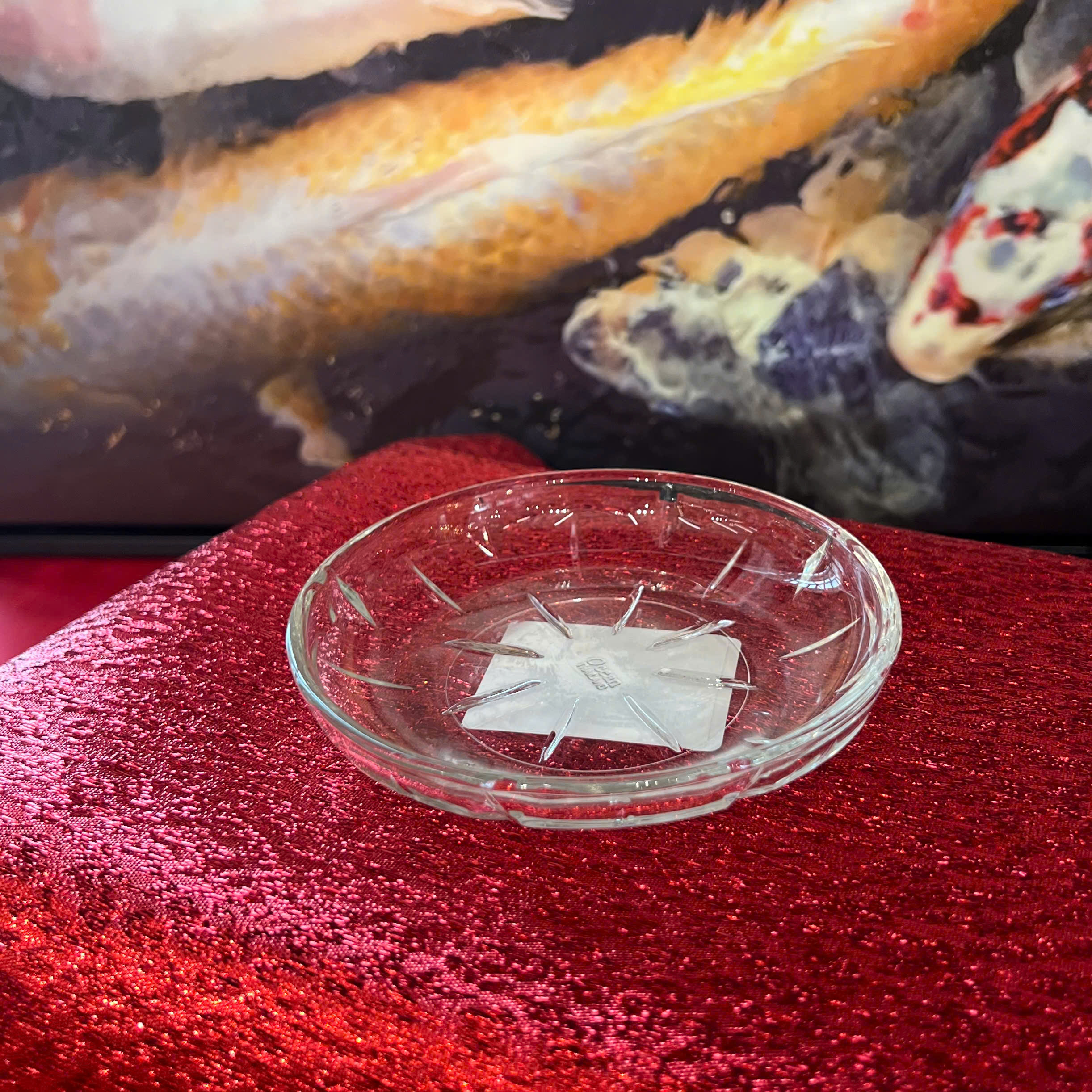 Đế lót ly thủy tinh Ocean Reya 10.5cm | Index Living Mall | Nội Thất Thái Lan