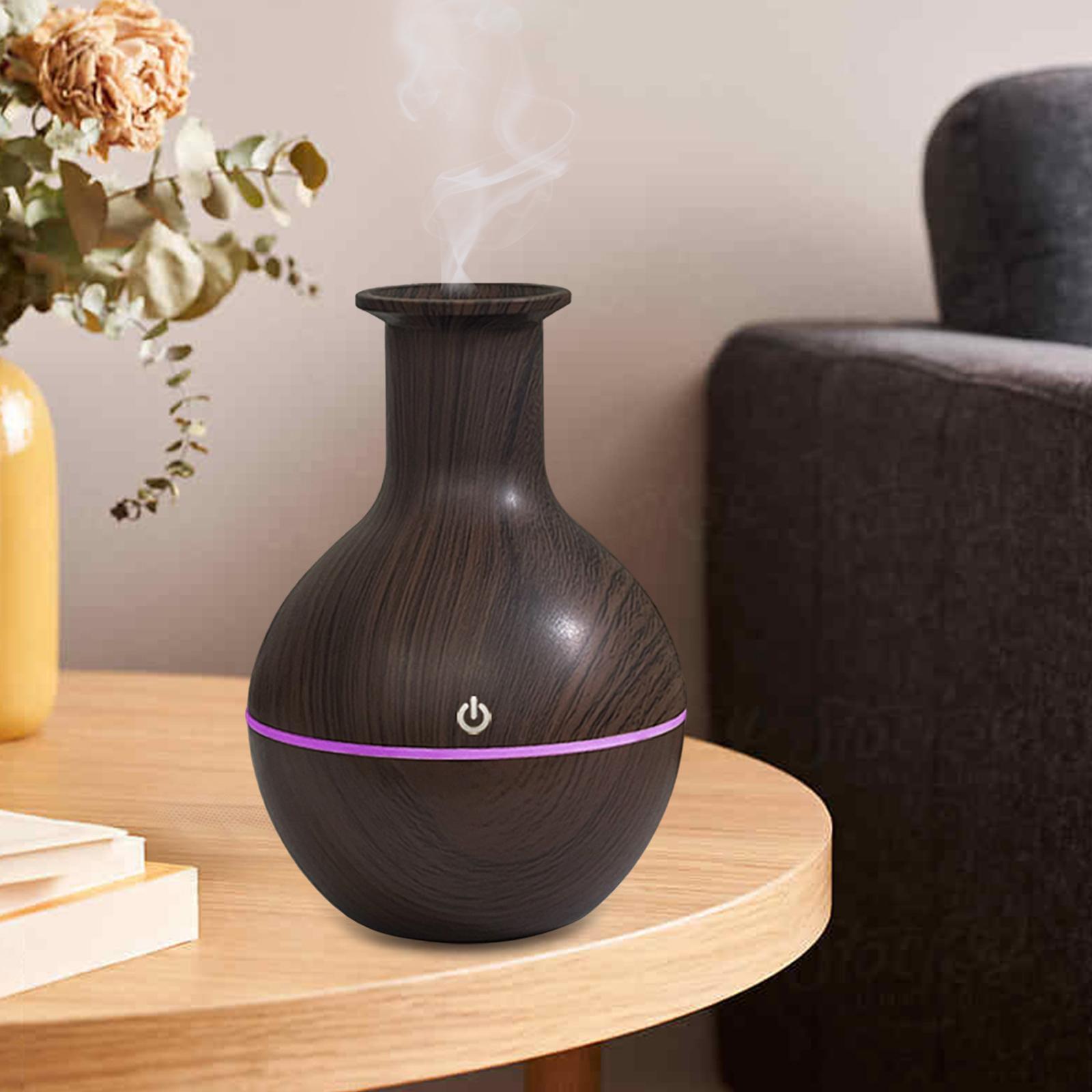 Desktop Diffuser Low Noise with LED Colorful Light Humidifier USB Charging Small Diffuser Humidifier for Desktop Bedroom