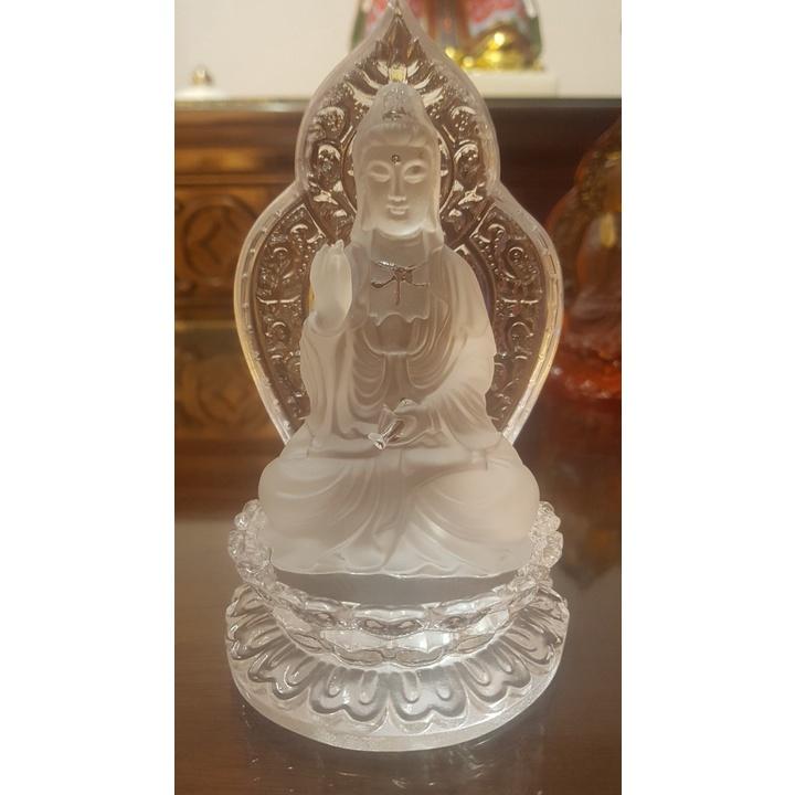 Tượng quan âm lưu li cao cấp để xe ôtô