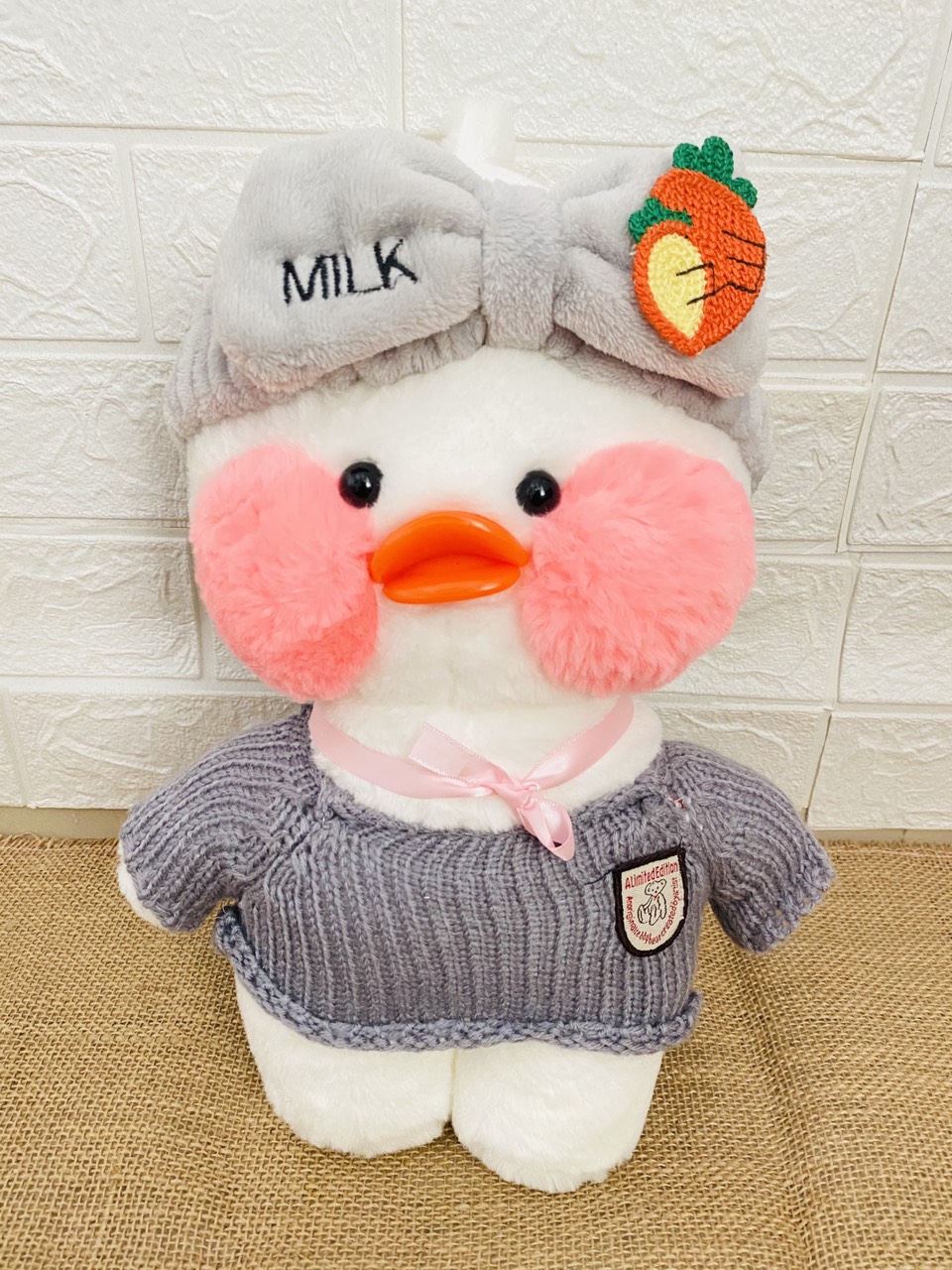 Vịt Má Hồng Lalafanfan Cao 39 cm mẫu AT02