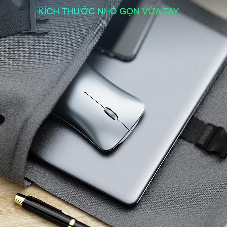 Chuột không dây Bluetooth pin sạc Inphic PM9BS - sử dụng cho Macbook, Windows - Hàng Nhập Khẩu