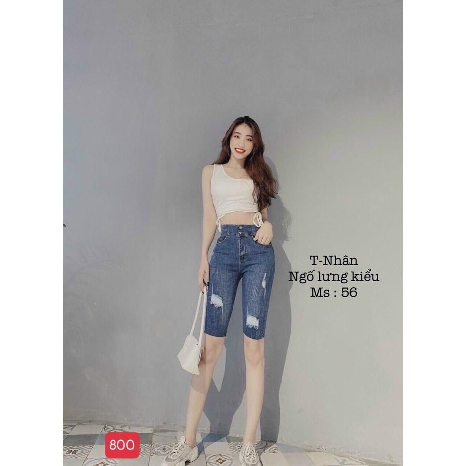 Quần short jean ngố nữ cao cấp, chất liệu denim dễ thương, tôn dáng BEN Shop0807 Z10