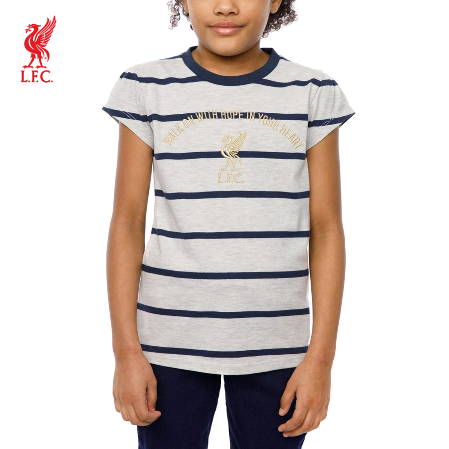 Áo thun tay ngắn thể thao trẻ em LFC Intl Jnr Stripe Hope - A15645