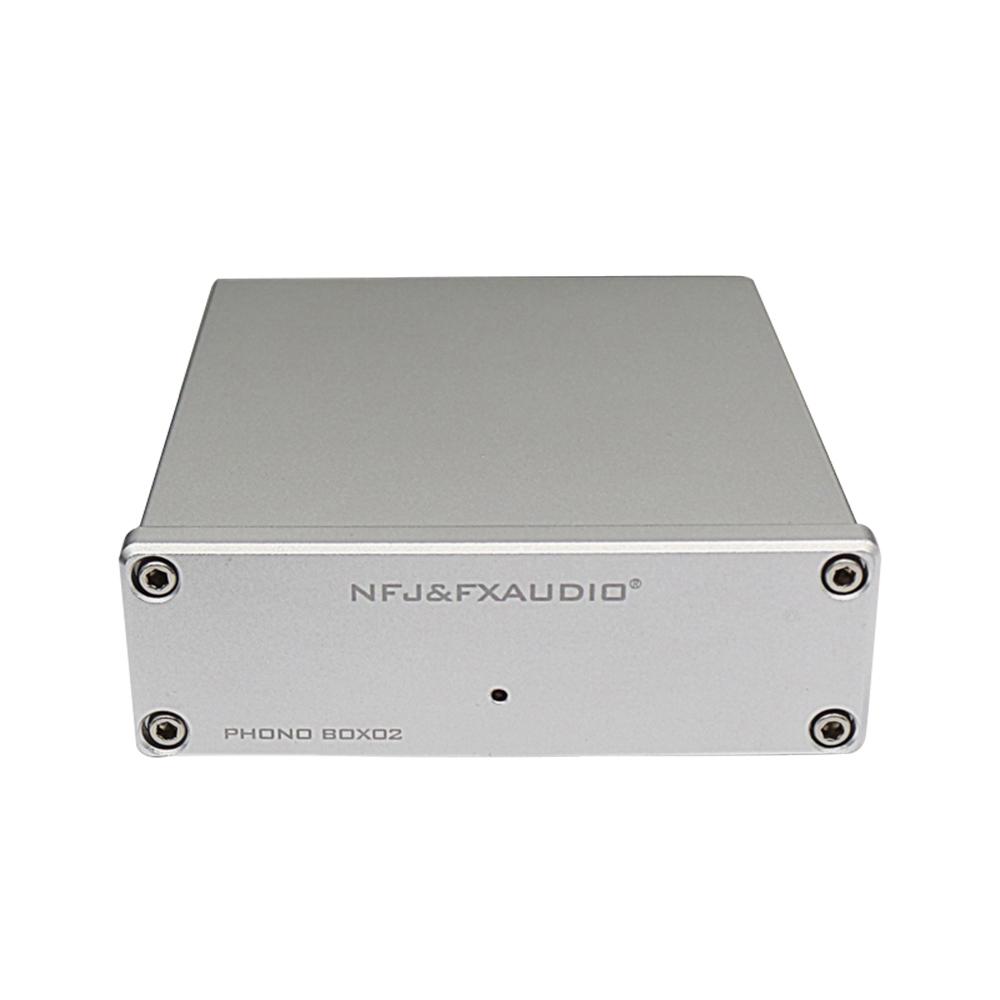 FX-AUDIO BOX-02 Hi-Fi Mini MM&MC Audio Amplifier for Record Player Home Cinema