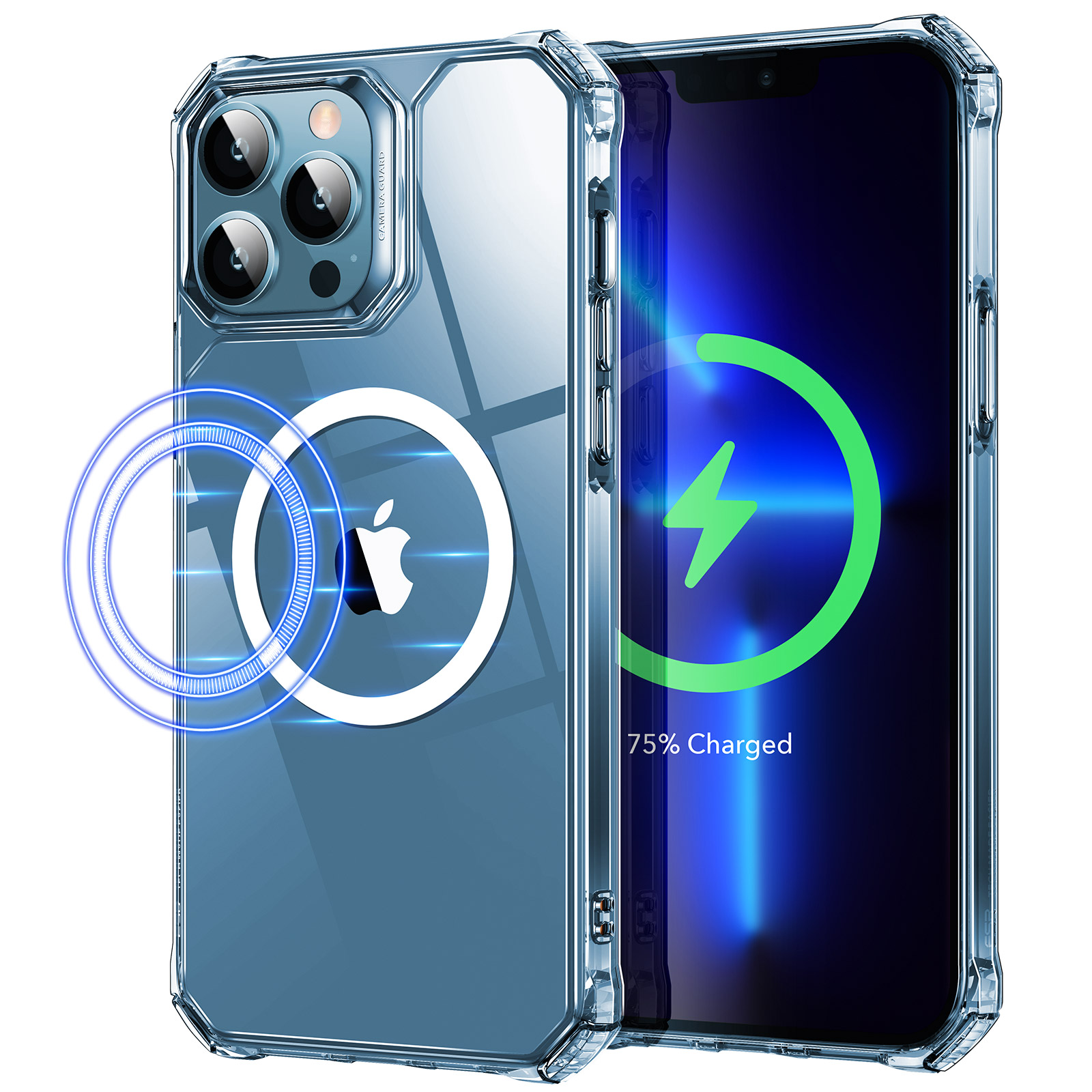 Ốp Lưng ESR Magsafe Air Armor Clear dành cho iPhone 13 / 13 Pro / 13 Pro Max - Hàng Chính Hãng