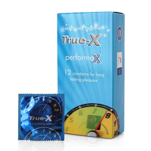 Bộ 2 hộp bao cao su True-X PerformaX kéo dài thời gian hộp 12 cái