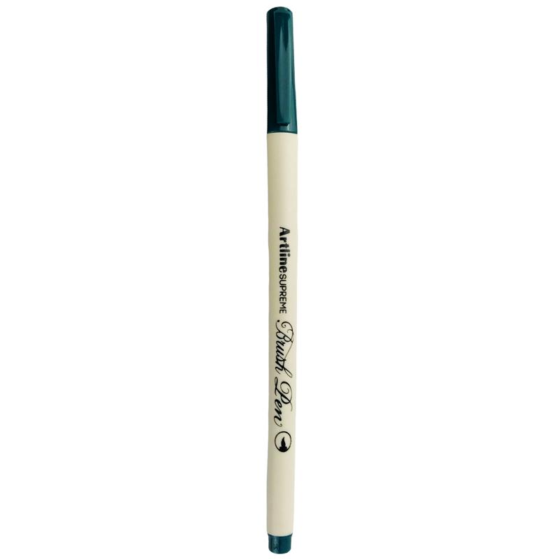 Bút Lông Đầu Cọ Artline Supreme Brush Pen EPFS-F - Dark Green