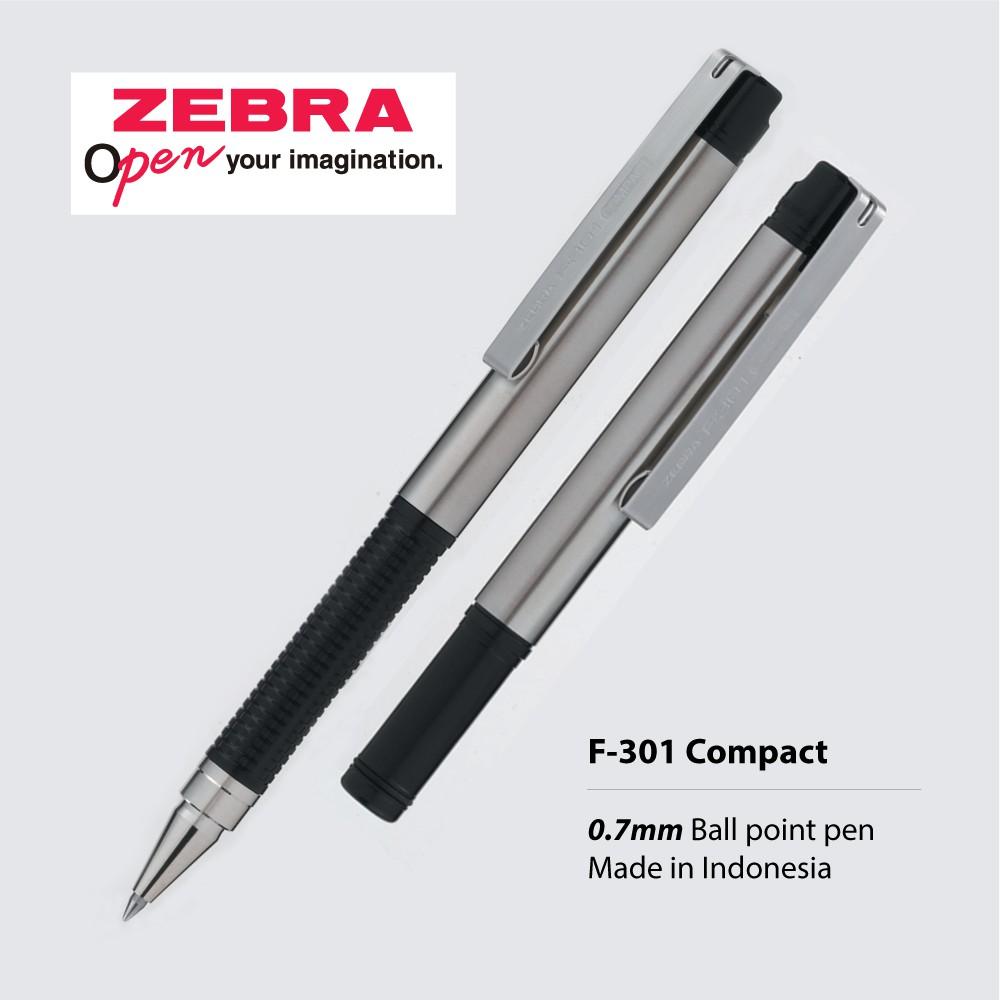 Viết Bi Zebra F301 Compact 0.7mm - mực xanh