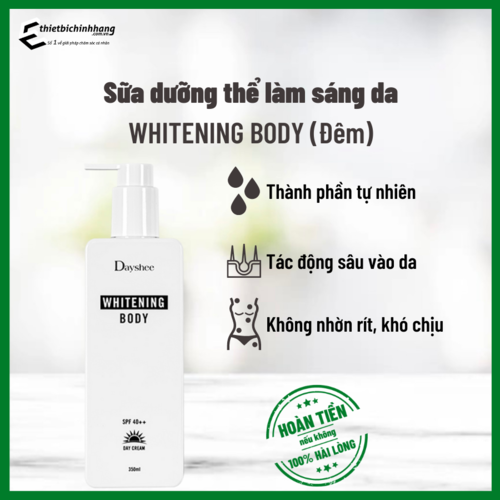 Sữa dưỡng thể làm sáng da CHIẾT XUẤT TỰ NHIÊN - WHITENING BODY (Đêm)