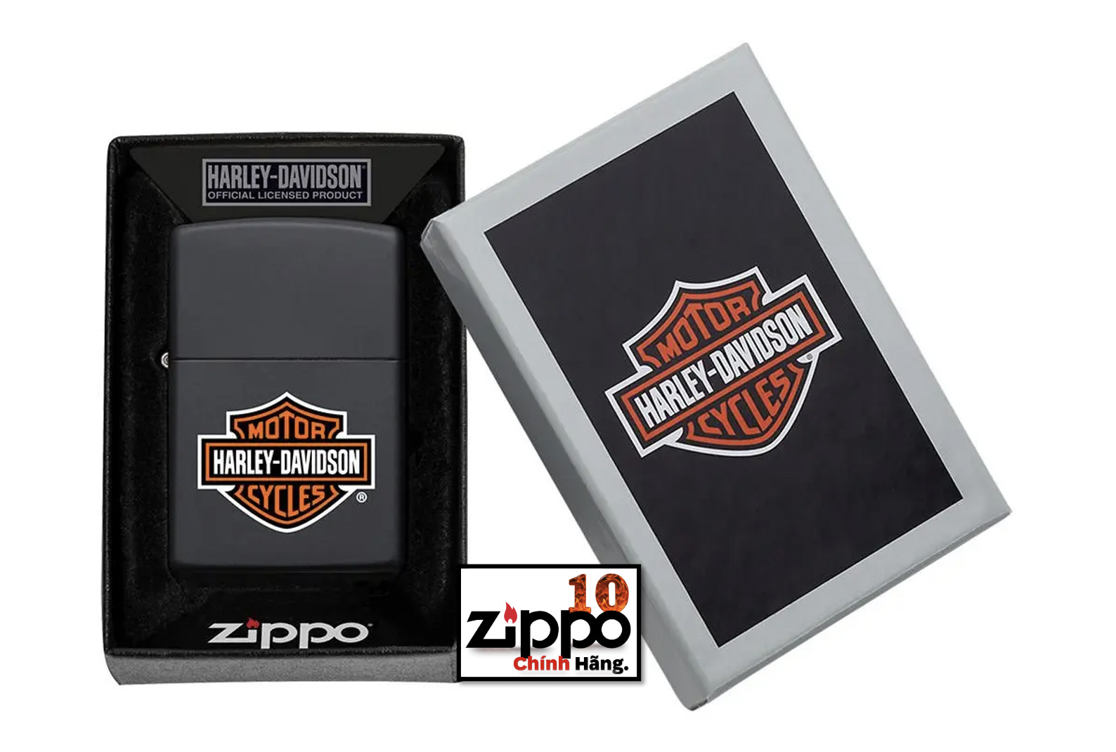 Bật lửa Zippo 218HD-H252 Harley-Davidson - Chính hãng 100%