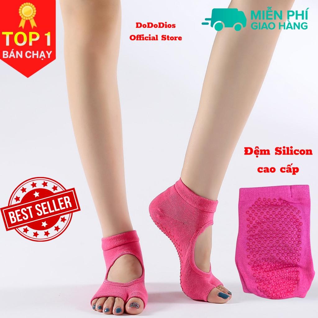 Vớ tập Yoga chống trượt DoDoDios có đính hạt Silicon dẻo tăng độ bám Giúp Bảo Vệ Khi Tập Luyện Yoga