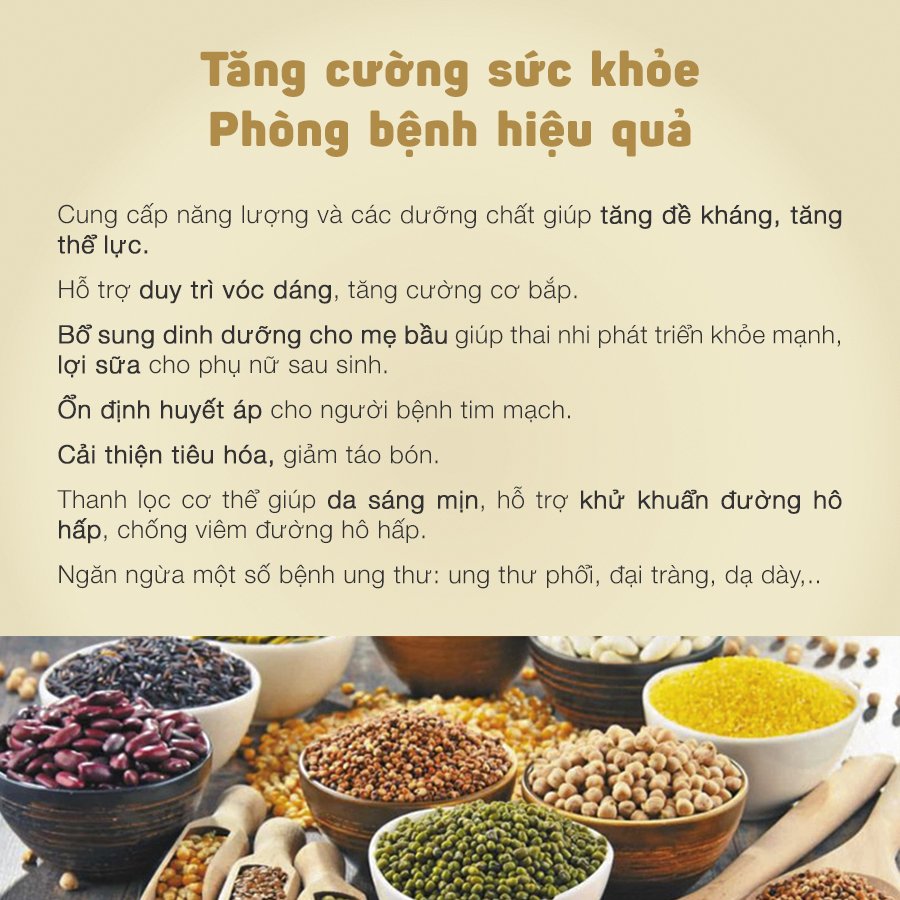 Ngũ Cốc Dinh Dưỡng 100 loại hạt