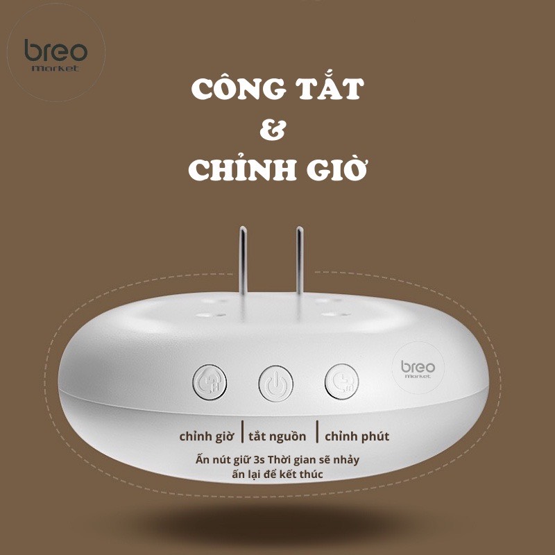 Đèn Ngủ Điều Khiển Từ Xa OVAL NIGHT LIGHT - Đèn Ngủ Thông Minh - Có 10 Cấp Độ Sáng, Hẹn Giờ - Hàng Chính Hãng