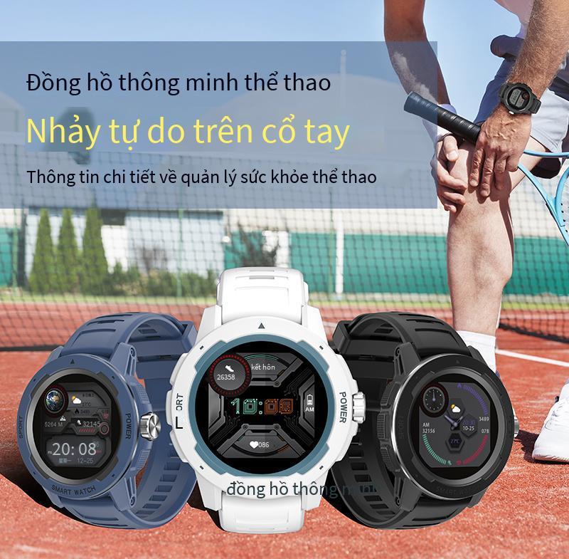 Ưu đãi sản phẩm mới Đồng hồ thông minh thể thao HT6Sport1 đo nhịp tim huyết áp nghe nhạc bluetooth vòng đeo tay đa chế độ thể thao