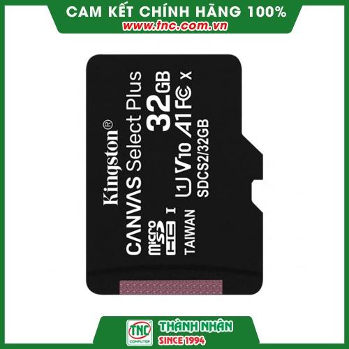 Thẻ nhớ MicroSD Kingston Canvas Select Plus - Hàng chính hãng