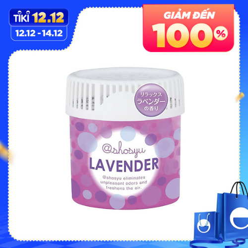 Hộp Khử Mùi Thơm Phòng Hương Lavender Thơm Mát 150g - Nội Địa Nhật Bản