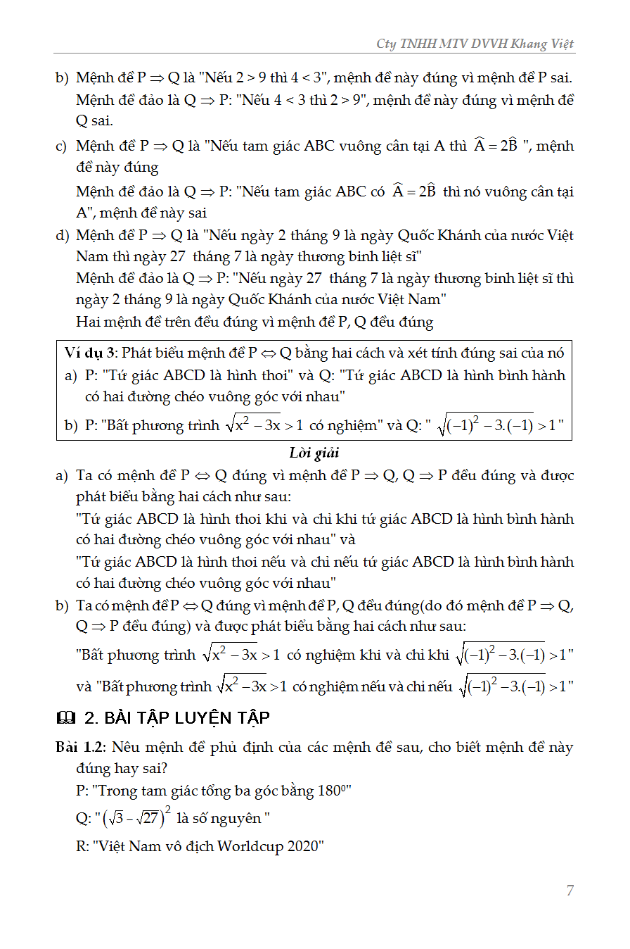 Sách Tham Khảo-PHÂN LOẠI VÀ PHƯƠNG PHÁP GIẢI ĐẠI SỐ 10_KV