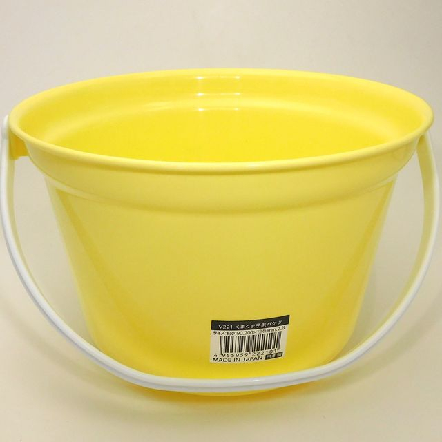 Xô nhựa trẻ em Nakaya Children's Bucket Bear 2.2L - Made in Japan