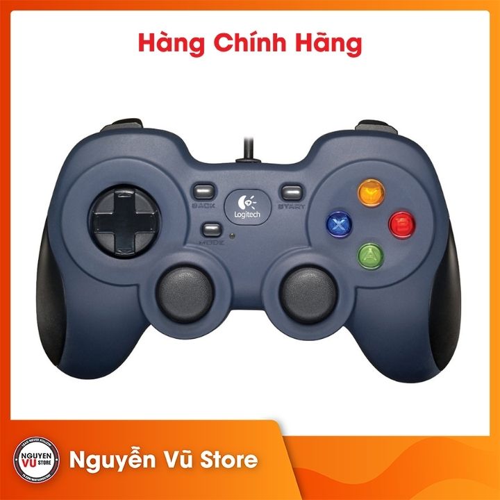 Tay cầm chơi game console có dây Logitech F310 - 4 phím di chuyển D-Pad, tương thích TV Android, dây 1.8m - Hàng chính hãng