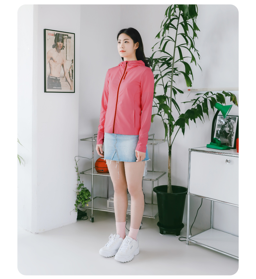 Áo Khoác Nữ Uv Chống Nắng Kháng Khuẩn Màu Mới - Air Hoodie Hard Skin 2 Color Play LO23707401