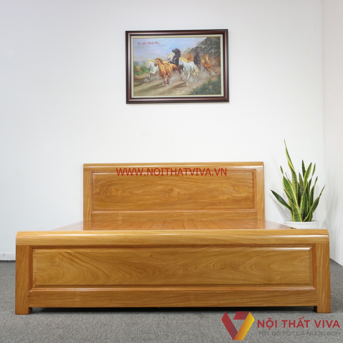 Giường Ngủ Gỗ Đinh Hương Vạt Phản Cao Cấp Đẹp Giá Rẻ