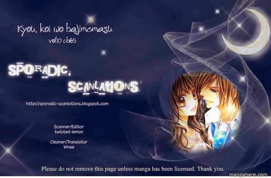 kyou, koi wo hajimemasu - mộng mơ đầu đời chapter 65 30