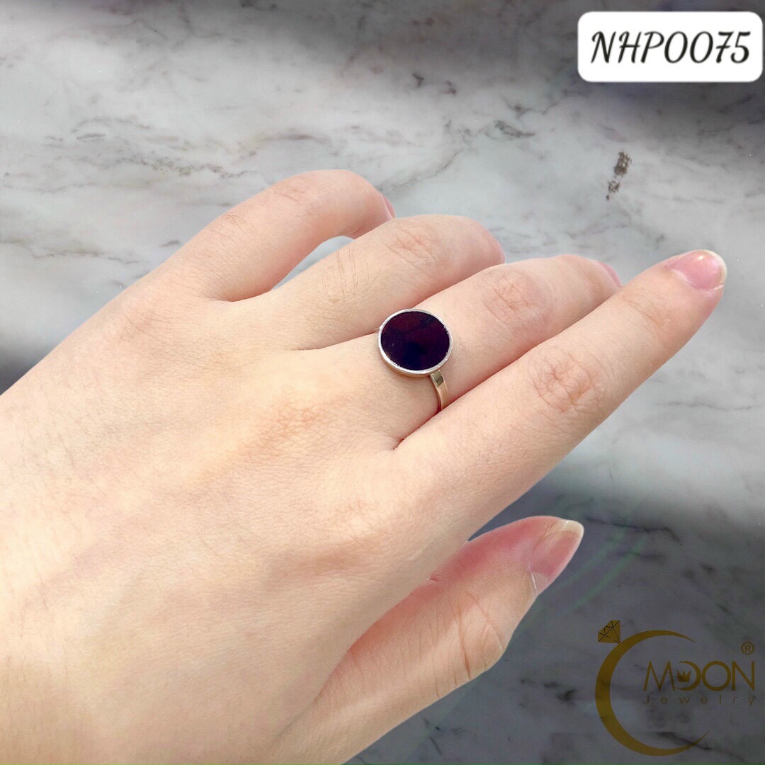 Nhẫn hổ phách Baltic cherry